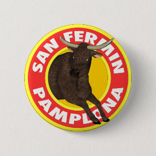 Badge Rond 5 Cm San Fermin De Pamplona