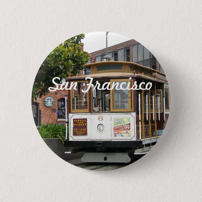 Badge Rond 5 Cm San Francisco (Devant)