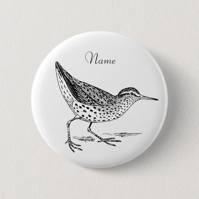 Badge Rond 5 Cm Sandpiper Shorer Thunder_Cove (Devant)