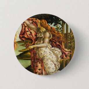 Badge Rond 5 Cm Sandro Botticelli "La naissance de Vénus - Hora" B