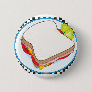 Badge Rond 5 Cm Sandwich