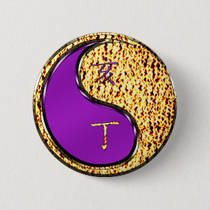 Badge Rond 5 Cm Sanglier de feu