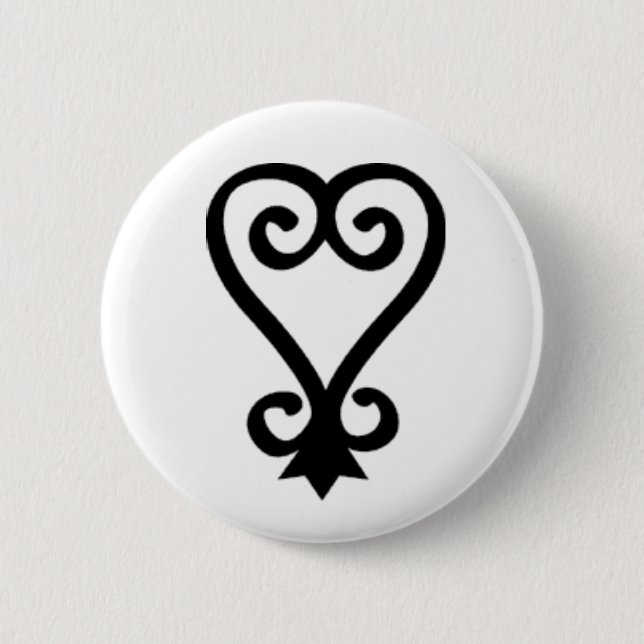 BADGE ROND 5 CM SANKOFA (Devant)
