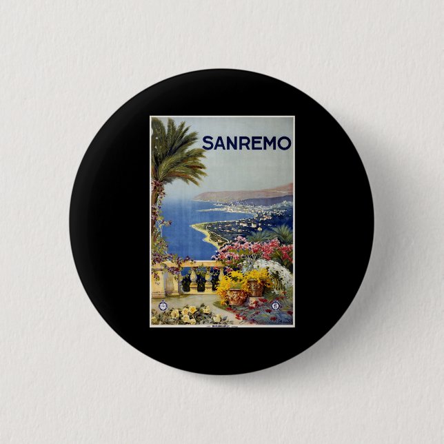 Badge Rond 5 Cm Sanremo (Devant)