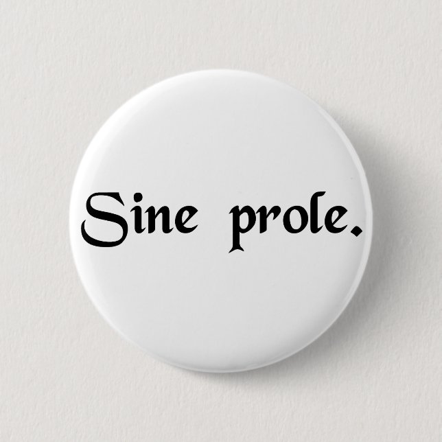 Badge Rond 5 Cm Sans progéniture (Devant)