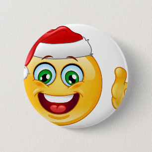 Badge Rond 5 Cm santa claus emoji