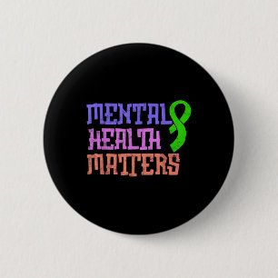 Badge Rond 5 Cm Santé Mentale S Sensibilisation à la maladie céréb