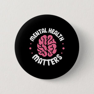 Badge Rond 5 Cm Santé mentale S Sensibilisation à la santé mentale