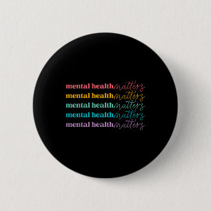 Badge Rond 5 Cm Santé Mentale S Soyez Gentil Autosoins Sensibilisa