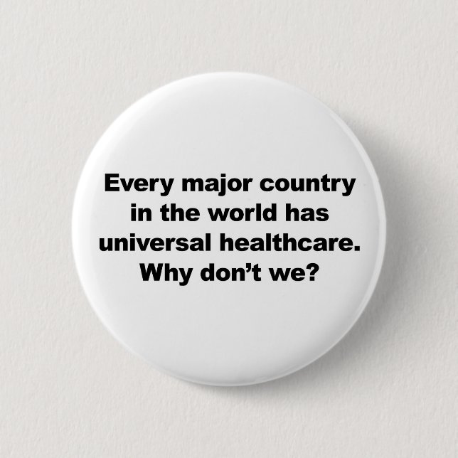 Badge Rond 5 Cm Santé universelle (Devant)