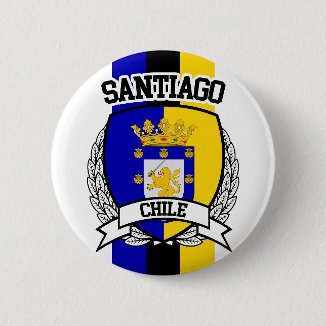 Badge Rond 5 Cm Santiago (Devant)