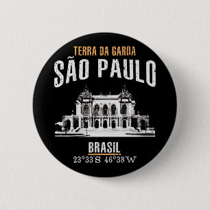 Badge Rond 5 Cm São Paulo