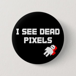 Badge Rond 5 Cm Sarah Marshall Dead Pixels