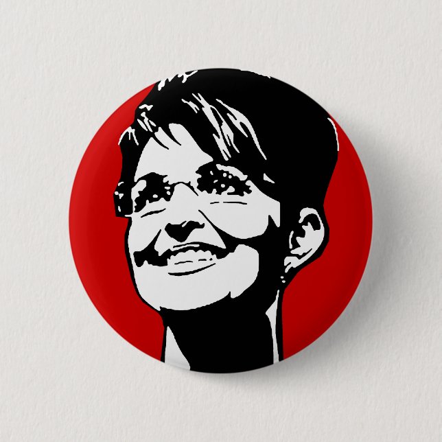 Badge Rond 5 Cm Sarah Palin Button (Devant)