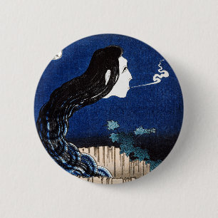 Badge Rond 5 Cm Sarayashiki La Maison des Assiettes Cassées par Ho