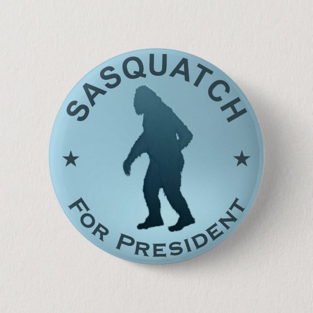Badge Rond 5 Cm Sasquatch, Président (Devant)