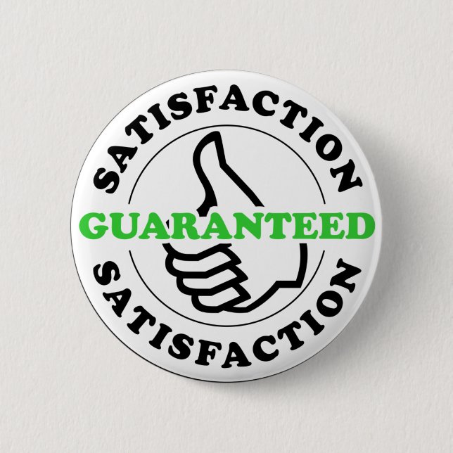 Badge Rond 5 Cm Satisfaction garantie (Devant)