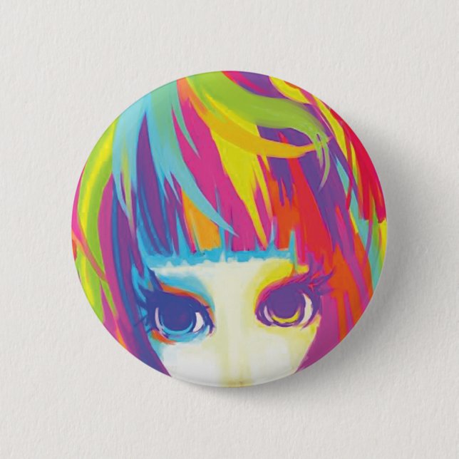 Badge Rond 5 Cm Saturation (Devant)
