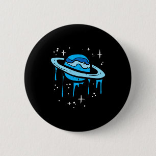 Badge Rond 5 Cm Saturne fondu cket planète espace système solaire