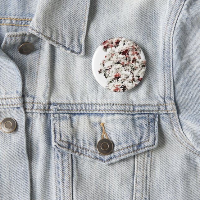 Badge Rond 5 Cm Sauge (En situation)