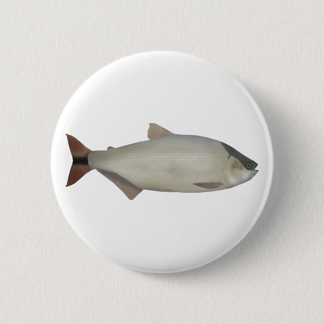 Badge Rond 5 Cm Saumon de rivière (Devant)