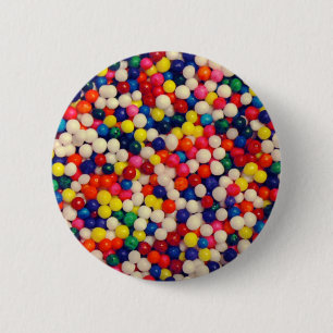Badge Rond 5 Cm Saupoudrer de bonbons