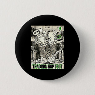 Badge Rond 5 Cm Saut de trading en bourse vintage jour de marché c