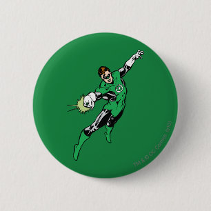 Badge Rond 5 Cm Saut vert de lanterne