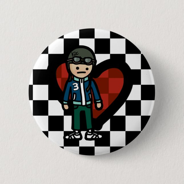 Badge Rond 5 Cm sautent le bouton vont ! (Devant)