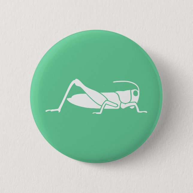 Badge Rond 5 Cm Sauterelle (Devant)
