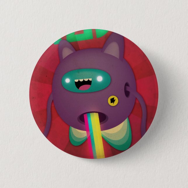 Badge Rond 5 Cm Sautez autour (Devant)
