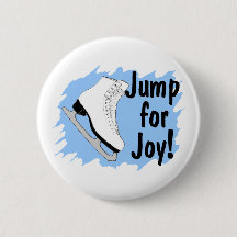 Sautez pour le patin de bleu de joie
