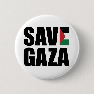 BADGE ROND 5 CM SAUVER GAZA