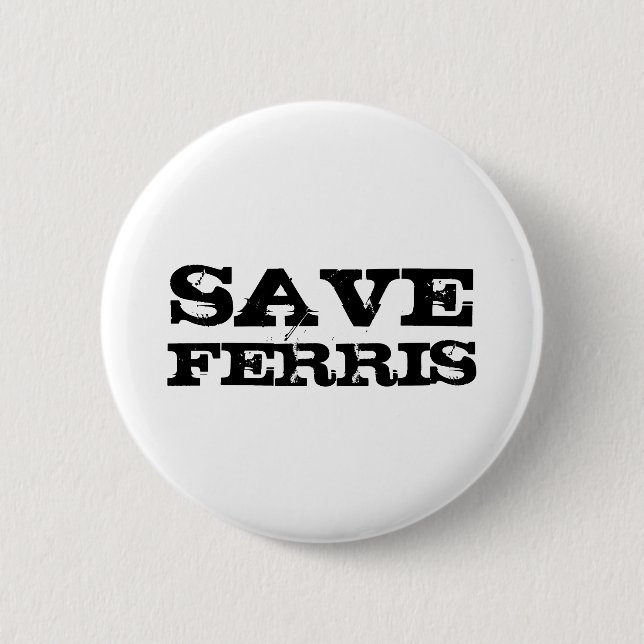 BADGE ROND 5 CM SAUVEZ FERRIS (Devant)