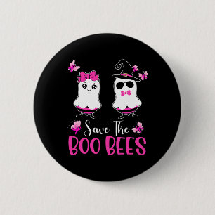 Badge Rond 5 Cm Sauvez le Boo Bees Amusant Salle de sensibilisatio