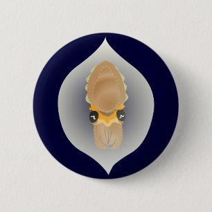 Badge Rond 5 Cm Sauvez le bouton d'oeufs de seiches