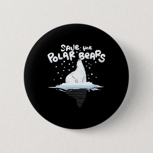 Badge Rond 5 Cm Sauvez le Jour des terres de sensibilisation au cl