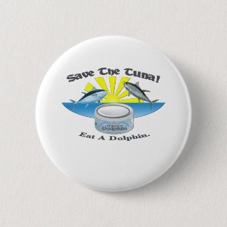 Badge Rond 5 Cm Sauvez le thon !