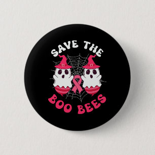Badge Rond 5 Cm Sauvez Les Abeilles Boo Drôle Halloween Cancer du 