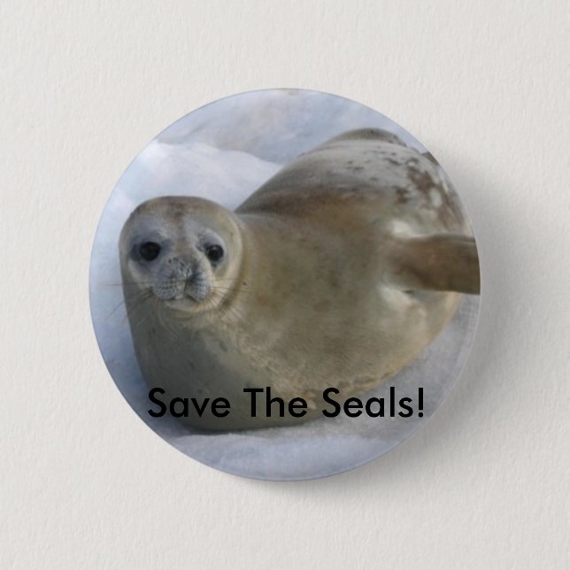 Badge Rond 5 Cm Sauvez les joints ! Bouton (Devant)