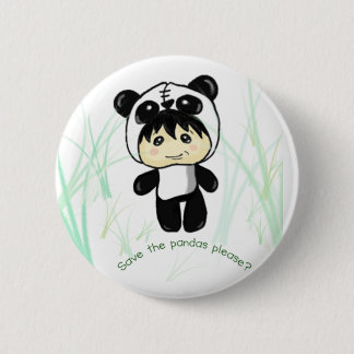 Badge Rond 5 Cm Sauvez les pandas satisfont ?