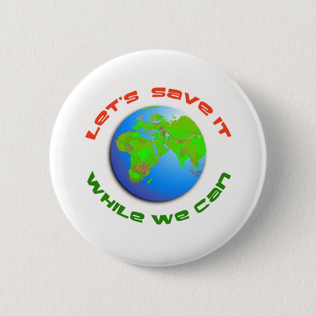 Badge Rond 5 Cm Sauvons-le (Devant)