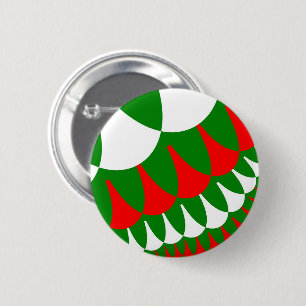 Badge Rond 5 Cm Scales de Noël