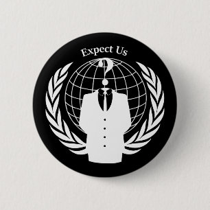 Badge Rond 5 Cm Sceau anonyme