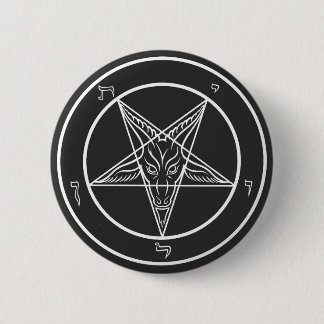 Badge Rond 5 Cm Sceau de Baphomet CoS