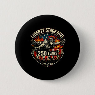 Badge Rond 5 Cm Scène de plongée dans la liberté 250 ans de libert