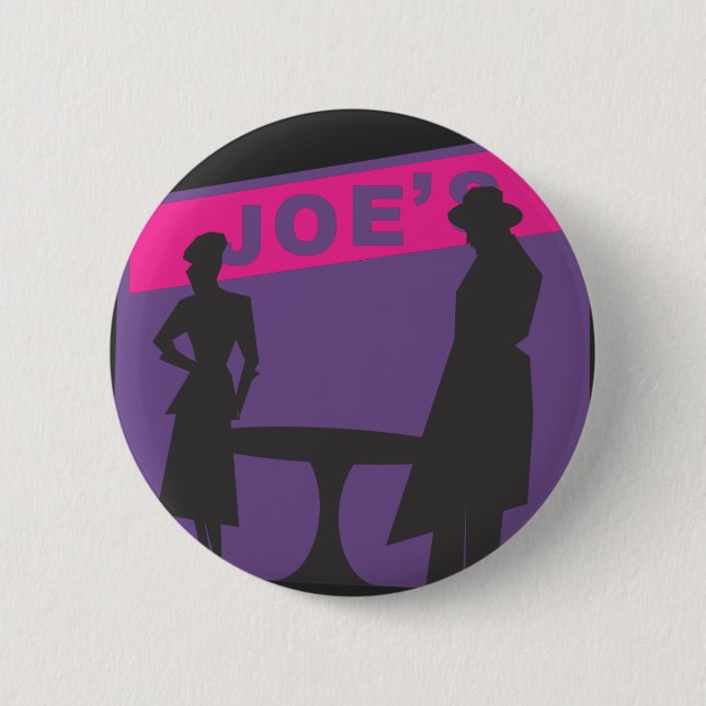 Badge Rond 5 Cm Scène Noir de film (Devant)
