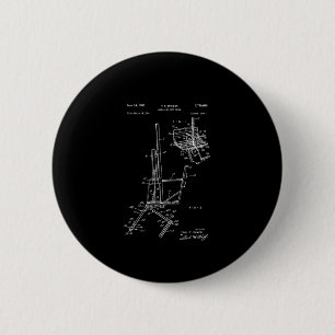 Badge Rond 5 Cm Schéma De Chaise De Remontée De Ski
