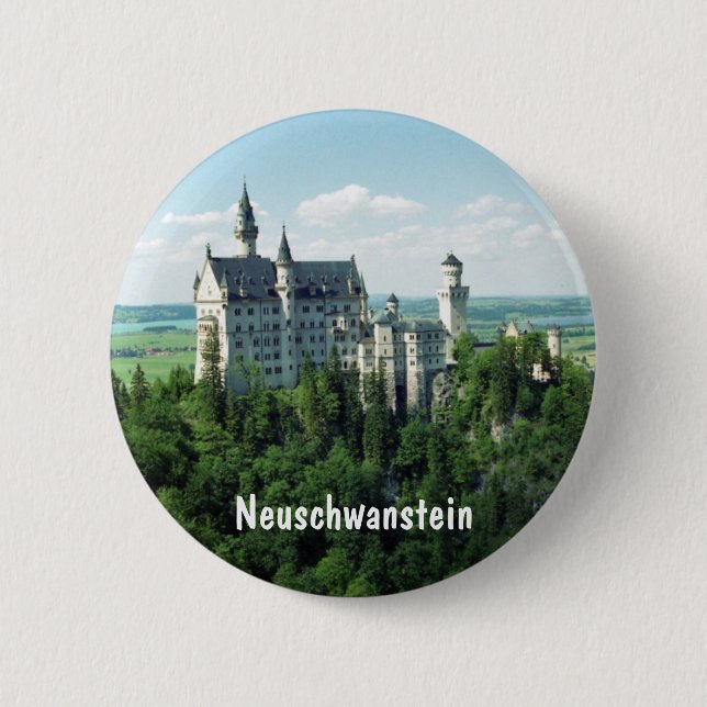 Badge Rond 5 Cm Schloss Neuschwanstein (Devant)