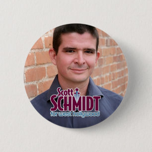 Badge Rond 5 Cm Schmidt pour le bouton occidental de photo de